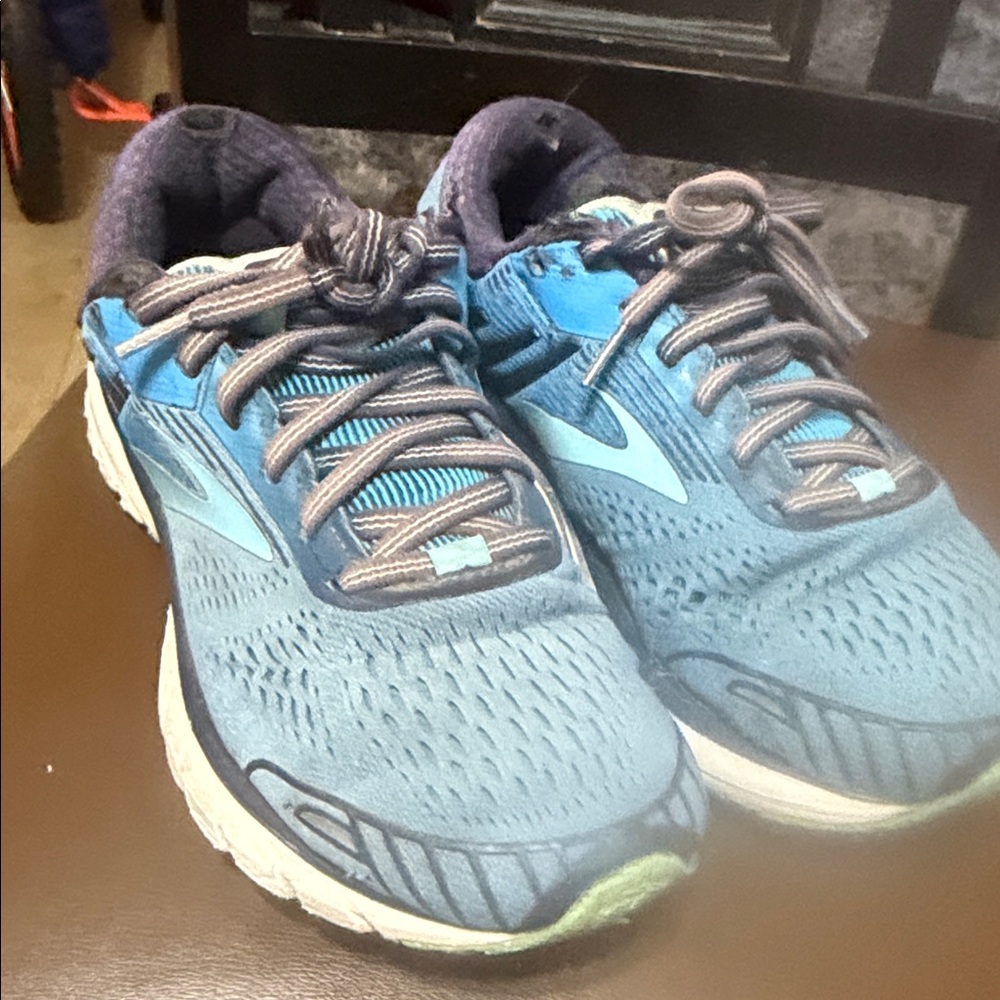 Brooks Blue and Gray Athletic Shoes